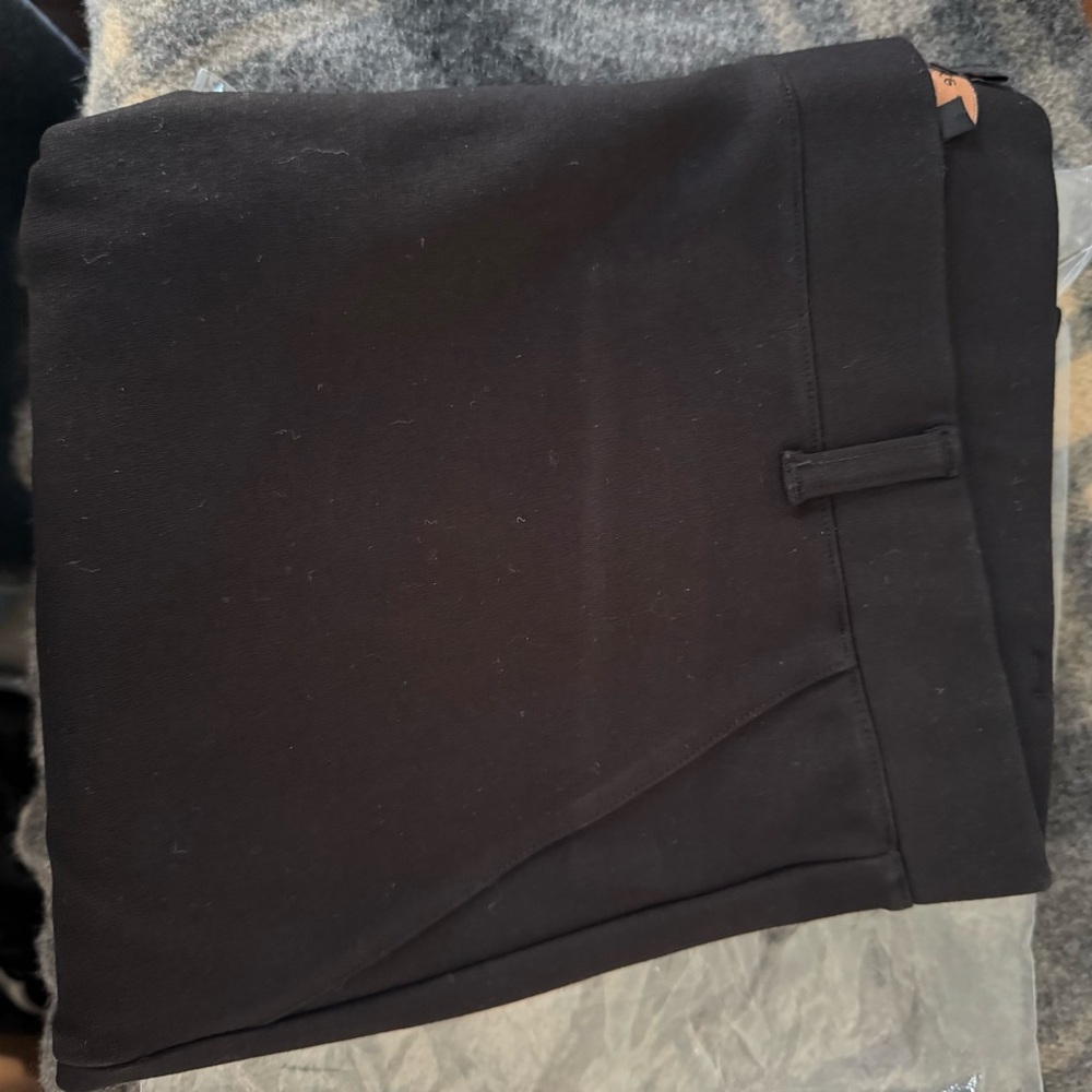 Quince NEW Ultra Stretch Pointe Bootcut Pants Chic Black Workwear XL 28 Inseam - Picture 5 of 10